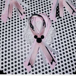 25 Pink Mickey Mouse Baby Shower or Birthday Corsages/Capias